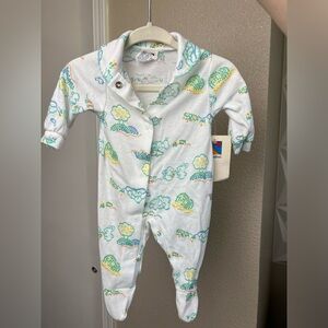 Vintage Carter’s Footie Onesie Made in U.S.A Newborn